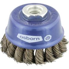 Brochas Osborn Cepillo Taza Acero De Alambre Trenzado Con Tuerca M14 Y Filamento Ø 0.50 mm (75 x 25+20) Brocha