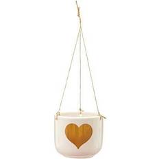 Sass & Belle Gold Heart Hanging Planter