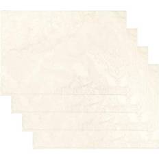 Sottopentole Elrene Home Fashions Caiden Elegance Damask Placemat Set of 4 Sottopentola Beige, Bianco