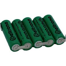 6v nimh Beltrona Batteripack 5x AA R6 Z-lödfana NiMH RTU5AAZ 6 V 2200 mAh