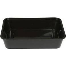 Plast Dejskåle Abena Plastbakke 500 ml Sort PP Set of 500 Dejskål 0.5 L