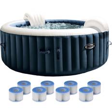 Blue Inflatable Hot Tubs Intex PureSpa Plus