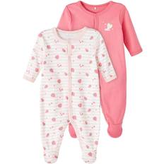 Name It 2-Pack Pyjamas Dragt - Lyserød/Rose