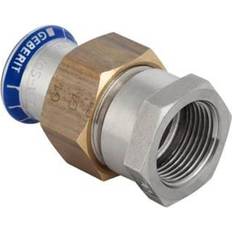 Geberit 15 mm x 3/4" Forskruning RF muffe/muffe Mapress