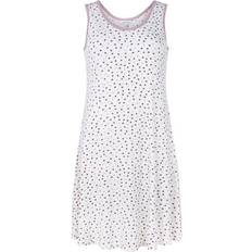 Vrouw - Wit Nachthemden Lady Avenue Sleeveless Bamboo Nightdress - Lavendel