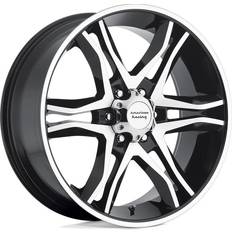 Car Rims American Racing MAINLINE, 17x8 Wheel with 6 on 5.5 Bolt Pattern - Gloss Black AR89378068300