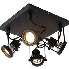 QAZQA Industrial spot Ceiling Flush Light