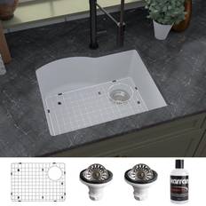 Kitchen Sinks Karran Quartz X 20-3/4" Single Bowl Undermount Kitchen Sink Kit