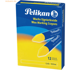 Kreiden Pelikan 12 x Wachs-Signierkreide 772/12 gelb VE=12 Stück