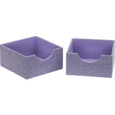 Purple Serving Platters & Trays Household Essentials Set of 2 Square Iris Serving Tray