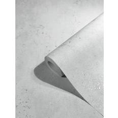 Galerie City Glam Plain Texture White Wallpaper 10.05 x 0.53m