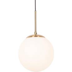 QAZQA Art Deco Gold/Opal Pendant Lamp ∅ 20cm