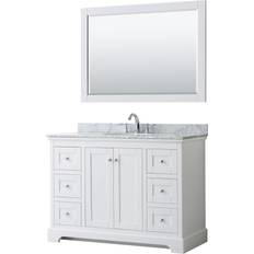 Mirror Vanity Units for Single Basins Wyndham Collection Avery (WCV232348SWHCMUNOM46)