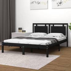 vidaXL Bed Frame Black