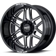 Moto Metal MO992 Folsom Wheel, 20x10 with 6x135 Bolt Pattern Gloss Black Milled