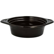 Papstar 96556 Rund Polypropylen Sort Monokromatisk 12 Stk