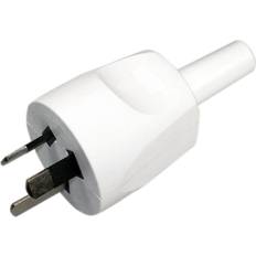 Bachmann Prese Elettriche Bachmann 910.282 Spina di sicurezza Plastica 250 V Bianco IP20