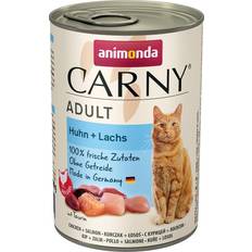 Animaux de compagnie Animonda Carny Adult Poulet + Saumon 6 x 400 g