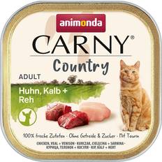 animonda Økonomipakke: 64 100 Carny Country Kylling, Kalv