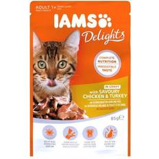 IAMS Katter Husdjur IAMS Cat Adult All Breeds Kyckling & Kalkon In Gravy 85 g