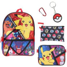 BioWorld Pokemon Large Character Backpack 5-Piece Set
