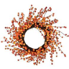 Interior Details Northlight 14 Berry Artifical Fall Harvest Twig Wreath Decoration