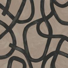 Brown Wallpapers Holden Linear Swirl (13460)