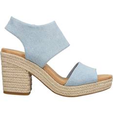 48 ½ Sandaletter Toms Damen Majorca Platform Sandale mit Absatz, Pastel Blue