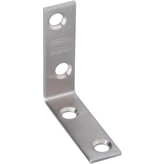 Gray Fasteners National Hardware Multi-Purpose Corner Brace, Stainless Steel, N348-318