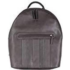 Ted Baker Bags Ted Baker Mens Brn-choc Waynor Checked Logo-embellished Faux-leather Backpack 1 Size