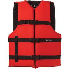 Onyx Full Throttle Adult General Purpose Life Jacket, Red