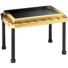 Children's Tables Authentic Models MF170GL ACE Side Table Black & Gold Leaf Small