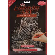 Multicolore Artisanat Royal & Langnickel Copper Foil Engraving Art Kit 8"X10"-Tiger Cubs