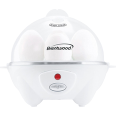 White Egg Cookers Brentwood TS-1045W Electric Boiled Egg