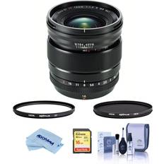 Fujifilm X Camera Lenses Fujifilm 16mm f/1.4 R WR Lens Bundle with Hoya NXT Plus 32GB