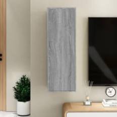 vidaXL Tv-Skab 30.5 x 30 x 90 cm Grå Sonoma-Eg TV-bord