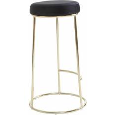 Gold Bar Stools Premier Housewares Manhattan Black Bar Stool