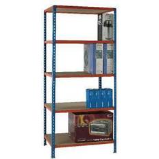 Orange Shelves Slingsby Standard Duty Painted Unit Shelving System