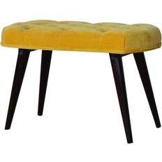 Yellow Settee Benches Artisan Artisan Mustard Settee Bench
