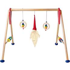 Babygym trä leksaker Hess träleksak 13300 – babyleksak av trä, utan leksak, ca 62 x 55 x 50 cm