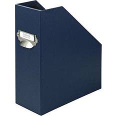 Rössler SOHO 115mm A4 Magazine Box with Handle and Index Holder - Navy Blue
