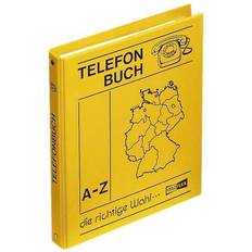 Veloflex Raccoglitore Telefonico Ad Anelli DIN A5 16mm 16mm Giallo