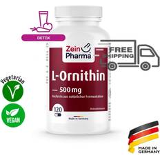 L ornithine L-Ornithine, 500mg - 120 caps