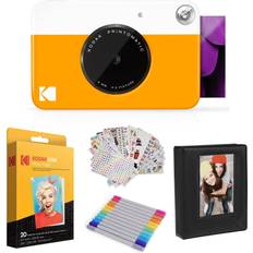 Instant kamera kodak Kodak Printomatic Instant Camera Yellow Bundle 20 Pack Zink Paper Case Photo Album and More