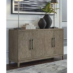 Ashley Gray Dining Tables Ashley Signature Sideboard & Hutch Dining Table