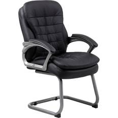 Executive office guest chairs Boss Office Products Office Products Executive Pillow Top Guest Lounge Chair