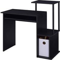 Wood Writing Desks Acme Furniture Lyphre Computer Black Writing Desk 16x37"