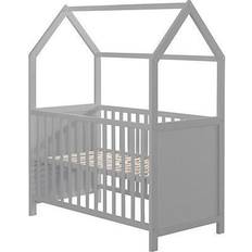 Changing bed Roba House Bed 60 x 120 cm Changing Top Grey
