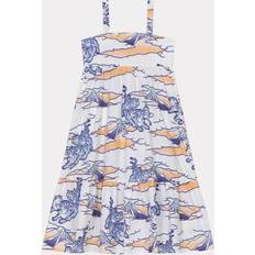 Kenzo KIDS Girls Strappy Tigers Dress - White