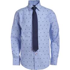 Tommy Hilfiger Children's Clothing Tommy Hilfiger 2-Pc. Shirt & Tie Set, Big Boys Blue Blue